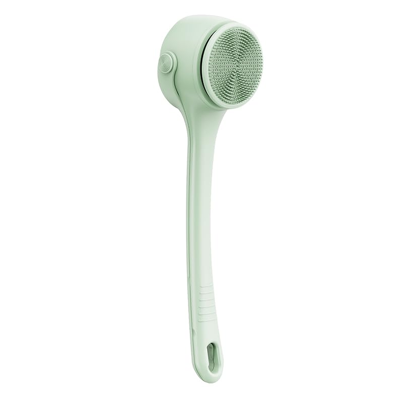 KAWU Electric Body Back Body Back Acne IPX7 Extension Separate 4 Types of Brush Heads Silicone Japanese Instruction Warranty Brush, Brush, Brush,