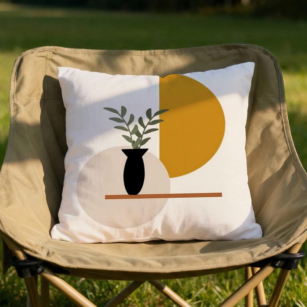 Trend Rustic Geometric Cushion Cover Soft Reversible  Durable Pillow Cover  MultiScene Use for Home  Car Daily Comfort