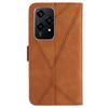 HT05 For Honor 200 Lite Case Lines Imprinted Leather Flip Magnetic Phone Cover