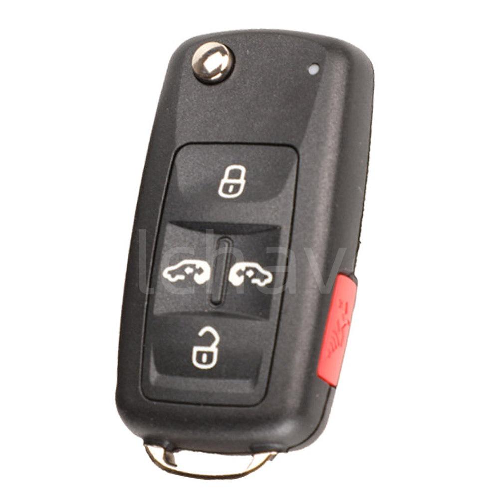 Volkswagen 4/5-Button Key Shell for Tiguan, Golf, Sagitar MK6, Polo Remote Key
