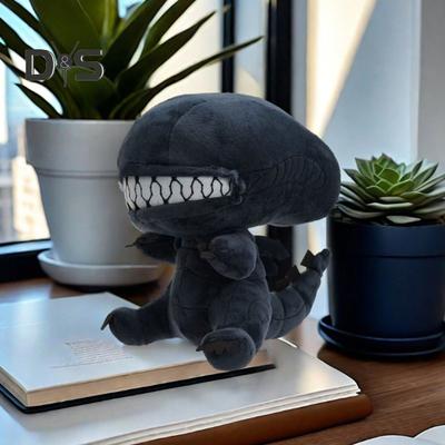 Peluche de extraterrestre con cremallera y boca, colección de películas, muñeco multifuncional, cojín decorativo para habitación, compañero de viaje, regalo para niños y fans.