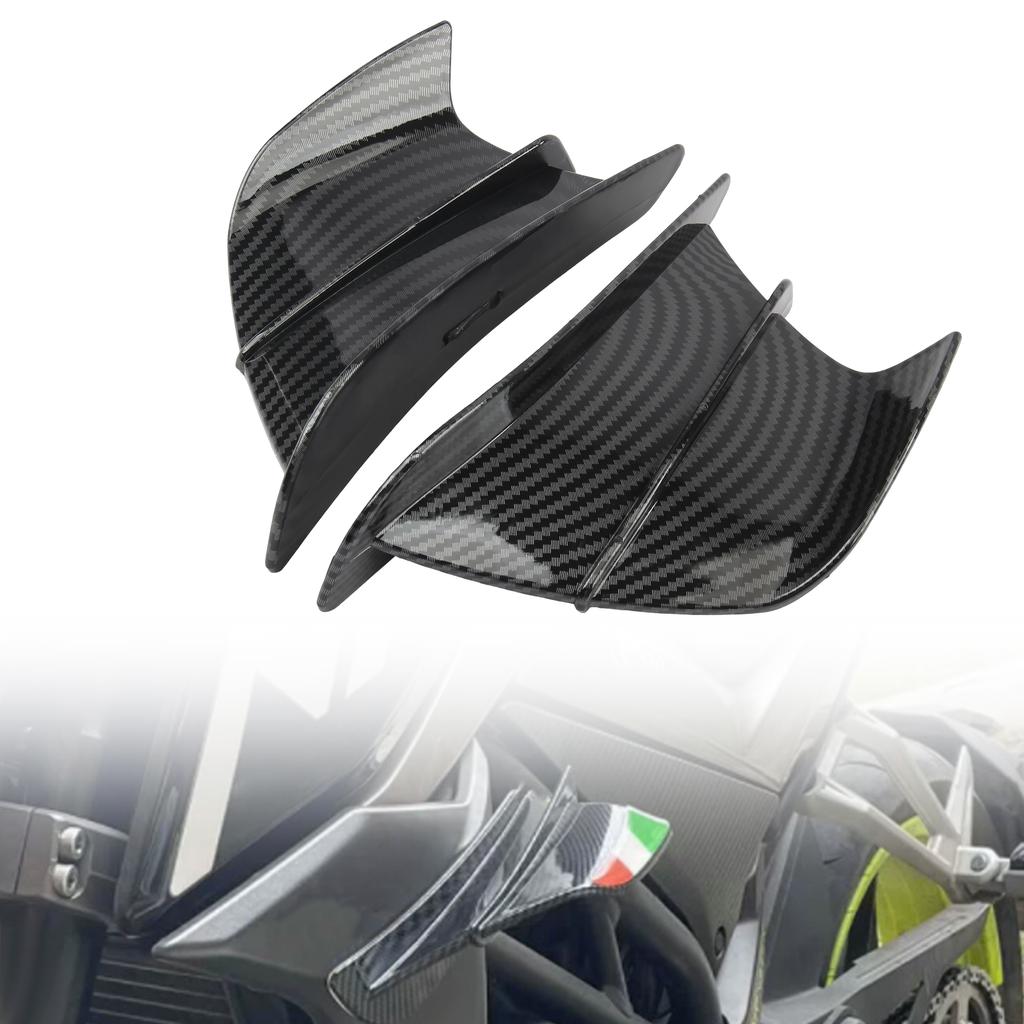 Motorrad Fixflügel Für Ducati BMW S1000R RR YAMAHA Kawasaki HONDA Suzuki CBR600RR YZF R1 R3 Universelles Aerodynamik-Flügelchen