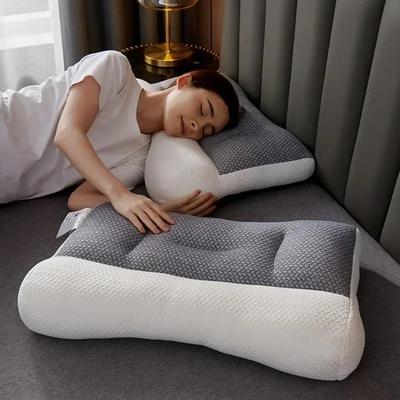 Long Pillow Neck Pillow Help Sleep Protect Neck High Elastic Soft Porosity for Hotel Home Pillow Anti-snoring Waist Support Washable Massage Cushion