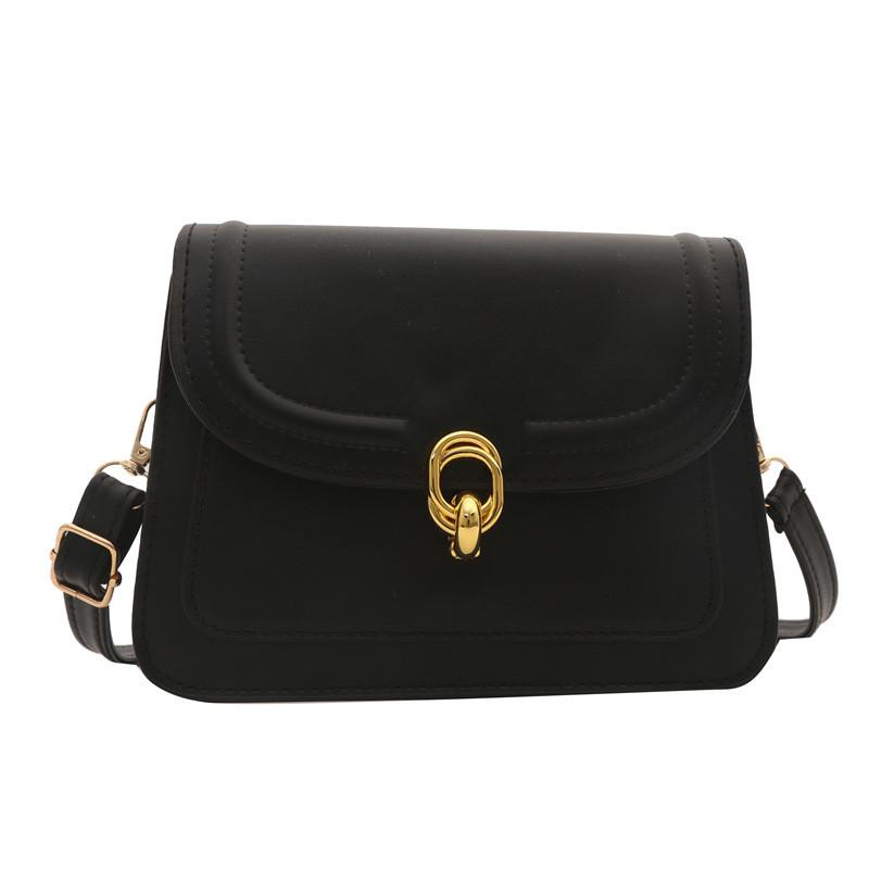 Retro Color Block Womens Small Crossbody Bag Stylish Simple Square Design For Everyday Use