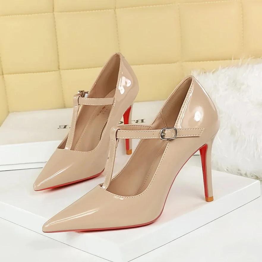 

Women s Shoes Spring Fashion Ankle Buckle Strap Women Pumps Elegant Party Thin Heels Femme Shoes for Women Luxury Shoes Zapatos 40 хаки