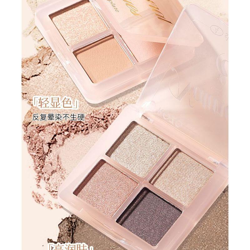 ROZO - Natural 4-Color Eyeshadow Palette - 4 Types