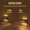 1pcs LED Induction Night Light Wireless USB Charging Human Body Induction Wall Light Bedroom Corridor Cabinet Bathroom Night Light