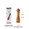 Antique Finish Wooden Spice Grinder With Manual Pepper And Salt Mill For Cooking Enthusiasts