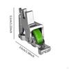Zipper Sewing Machine Presser Foot Roller Easy To Use Professional Steel DIY