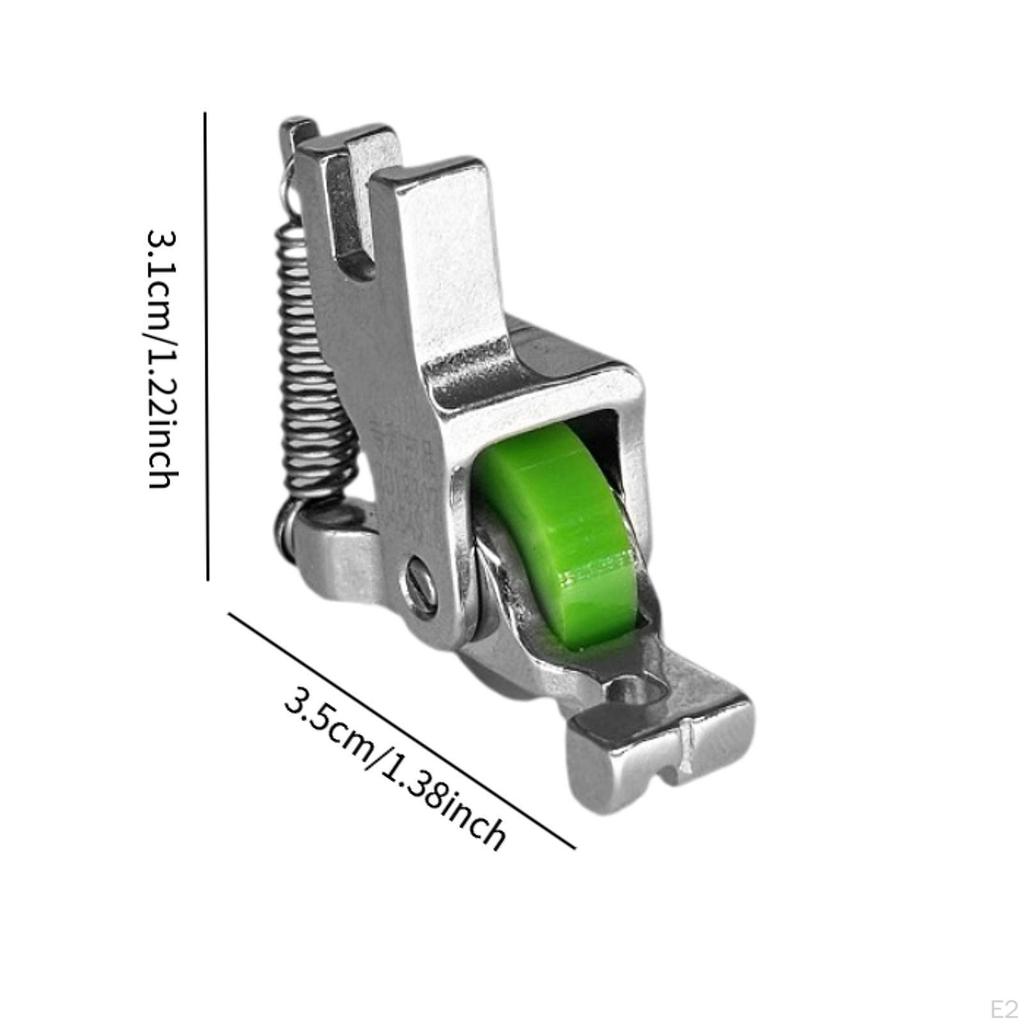 Zipper Sewing Machine Presser Foot Roller Easy To Use Professional Steel DIY