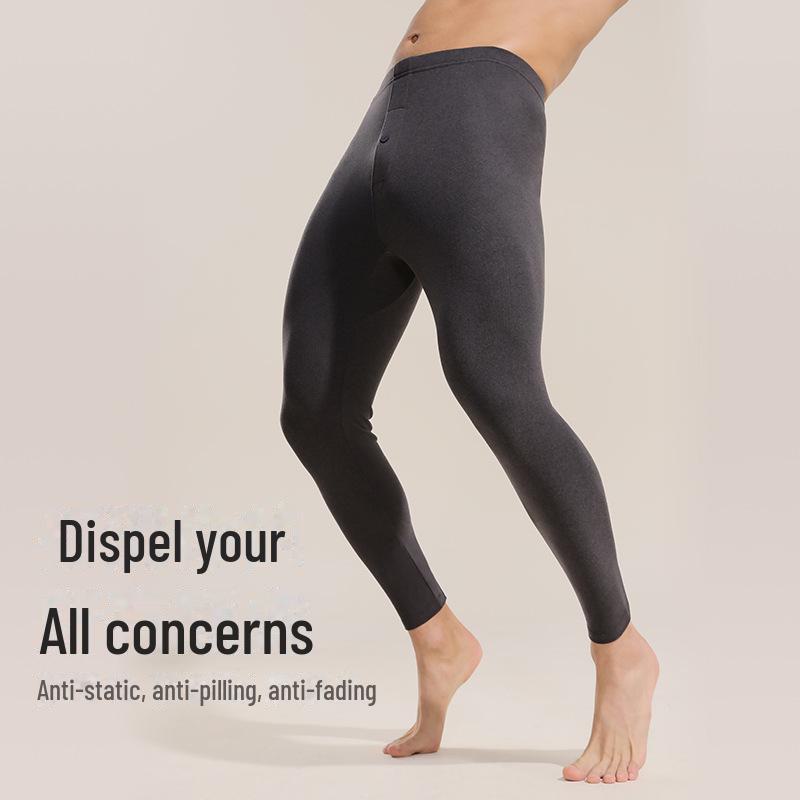 Pánské nadměrné velikosti německý sametové teplé elastické podzimní a zimní legíny