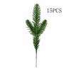 Plastic Material Artificial Christmas Picks 15Pcs Pinecone Embellishments  DIY Christmas Decoration