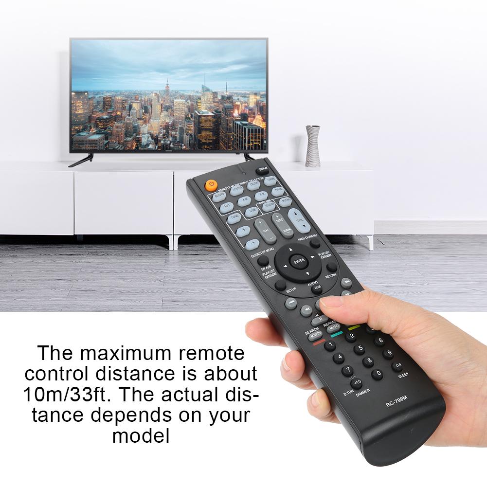 Premium ABS Remote Control Replacement  Part Fit for Onkyo RC799M