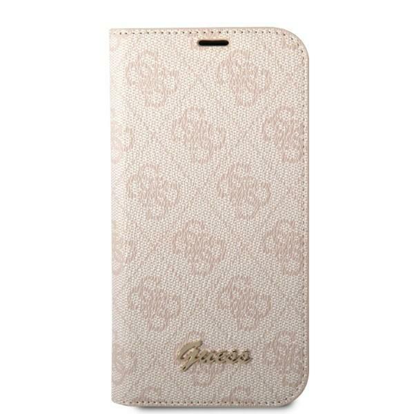 Guess Gubkp14Mhg4Shp iPhone 14 Plus / 15 Plus 6.7 Różowy/Pink Book 4G Logo Vintage Gold
