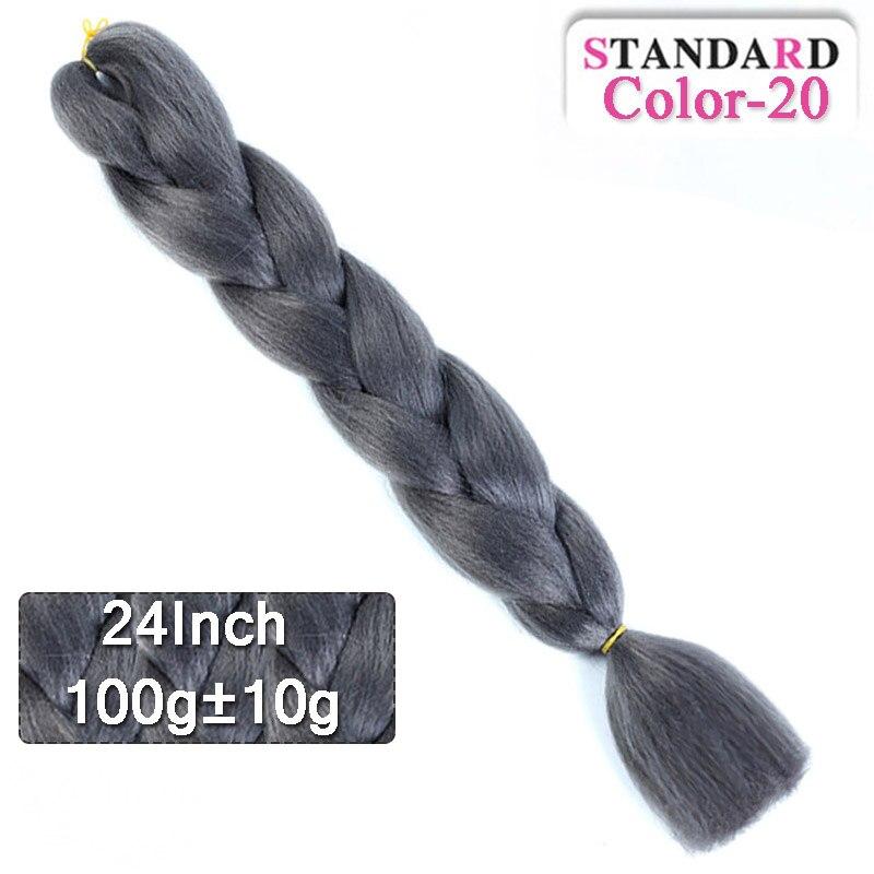 LUPU 60CM Synthetic Hair Extension Big Braid Braid Long Gradient Pink pPurple Blonde Party Wig Hair Extension Braid