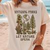 National Parks Graphic Tee: Vintage Nature Shirt and Kids Tshirt, Eco-Friendly Cotton