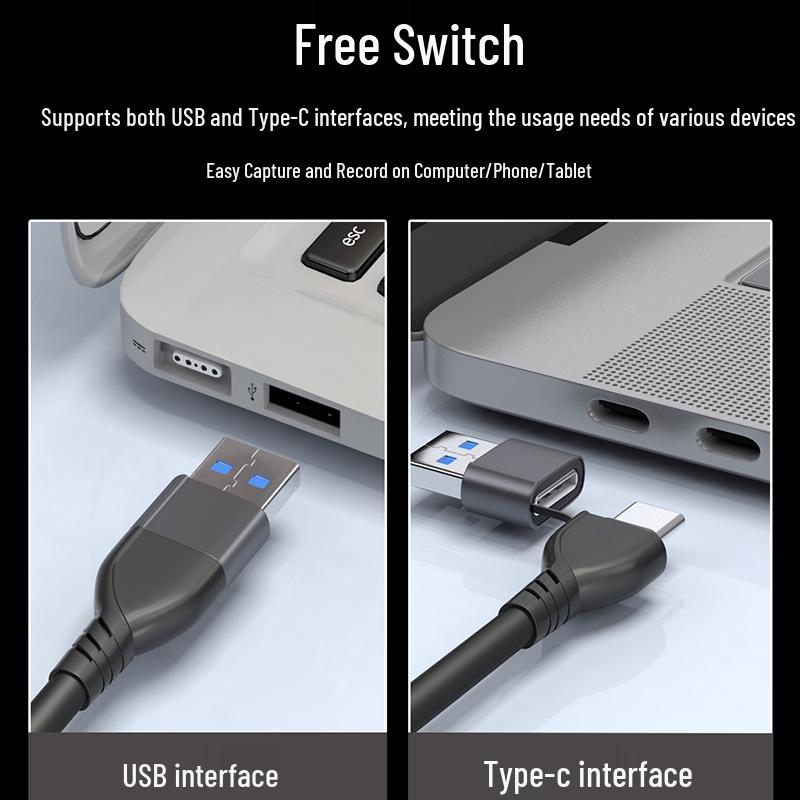 2130 USB Videoaufnahmekarte: HDMI-zu-USB-Adapter für Laptops & Mobiltelefone