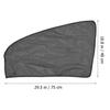 Healifty 2PCS Car Sun Shade Side Mesh Curtain Magnetic Sun Shade Car Screen Sun