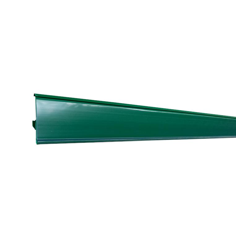 Price strip for shelf, plug-in, L-100cm, dark green, N