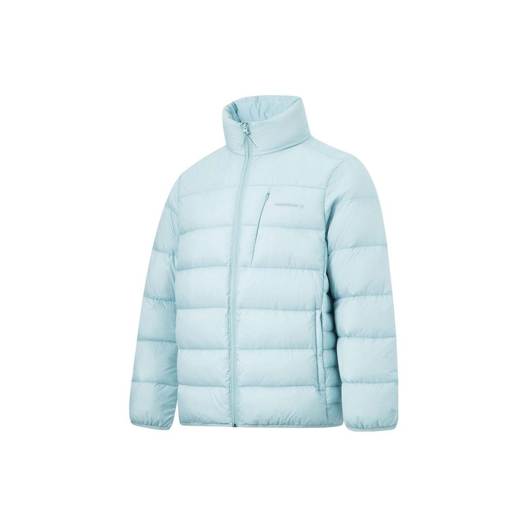 Li Ning CF Outdoor Stand Collar Warm Sports Down Jacket Unisex Jacket Light-Blue AYMT277-2