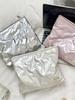 Gesteppte Herz-Handtasche im koreanischen Stil: Multifunktionales Make-up-, Hautpflege- & Münzportemonnaie