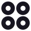 Set of 8 Guitar Strap Strap Fender Strap Instrument Parts Locks, Rubber, Locks, Guitar/Bass, Anti-Slip, (Black)