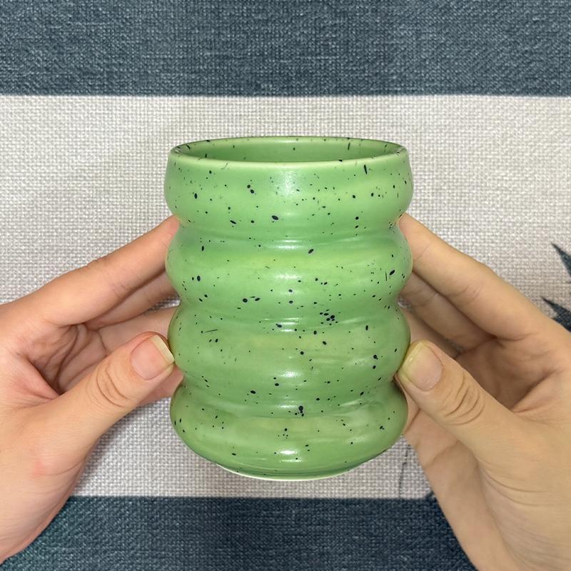 7 Pcs Matcha Set Matcha Kit Matte Trendy Speckled Ceramic Matcha Bowl Bamboo Whisk Scoop Stand Complete Ceremony Gift Box