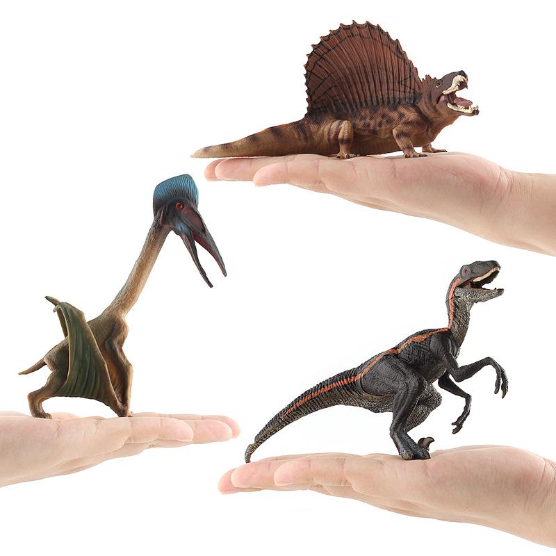 Animal Model Dinosaur World Model Toy Simulation Dinosaur Hatzgo Pterosaur Velociraptor