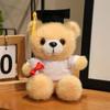 18cm Cute Doctor Cap Bear Doll Clothes Bear Stuffed Animals Plush Toys Boys Girls Students Graduation Gift Home Decoration