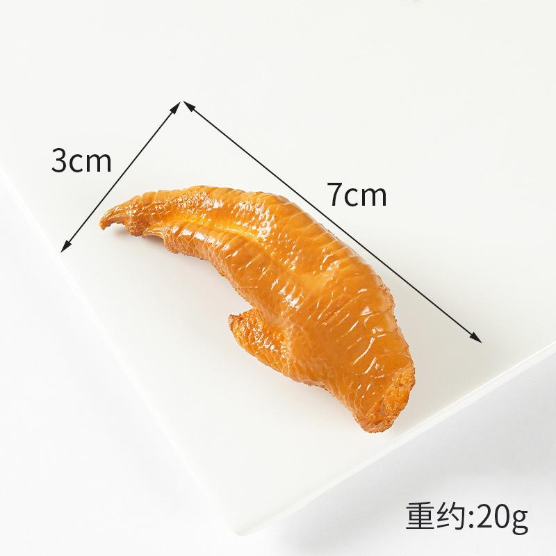 

6PCS Simulation Chicken Legs Chicken Claws Fake Food Meat Model Props Shop Sample Window Decoration Wedding Party Home Decor
