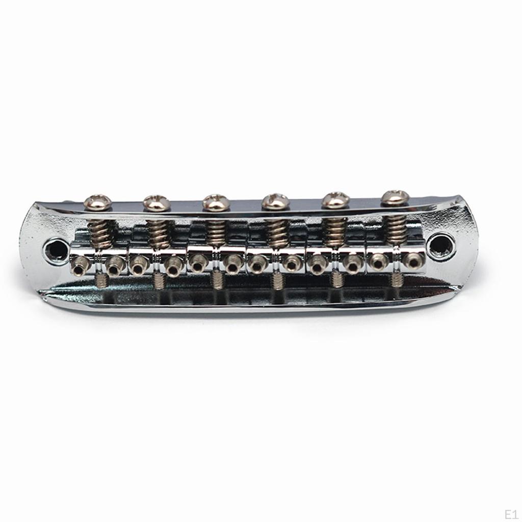 Electric Guitar Bridge,Professional,Sturdy Metal for 6 String Parts Spacing