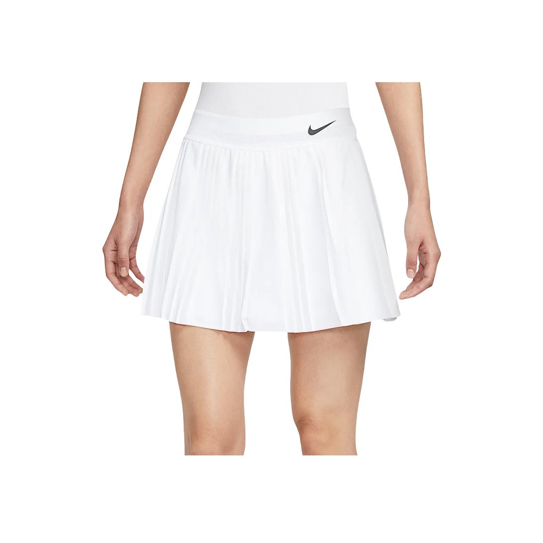 

Nike Court Slam Dri-Fit Brand Logo Quick-Dry Breathable Comfortable Pleated Casual Tennis Skirt Women skirts White FZ6491-100 XS
