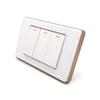 US Standard South America Golden Edge 3gang 1way Wall Electric Switch