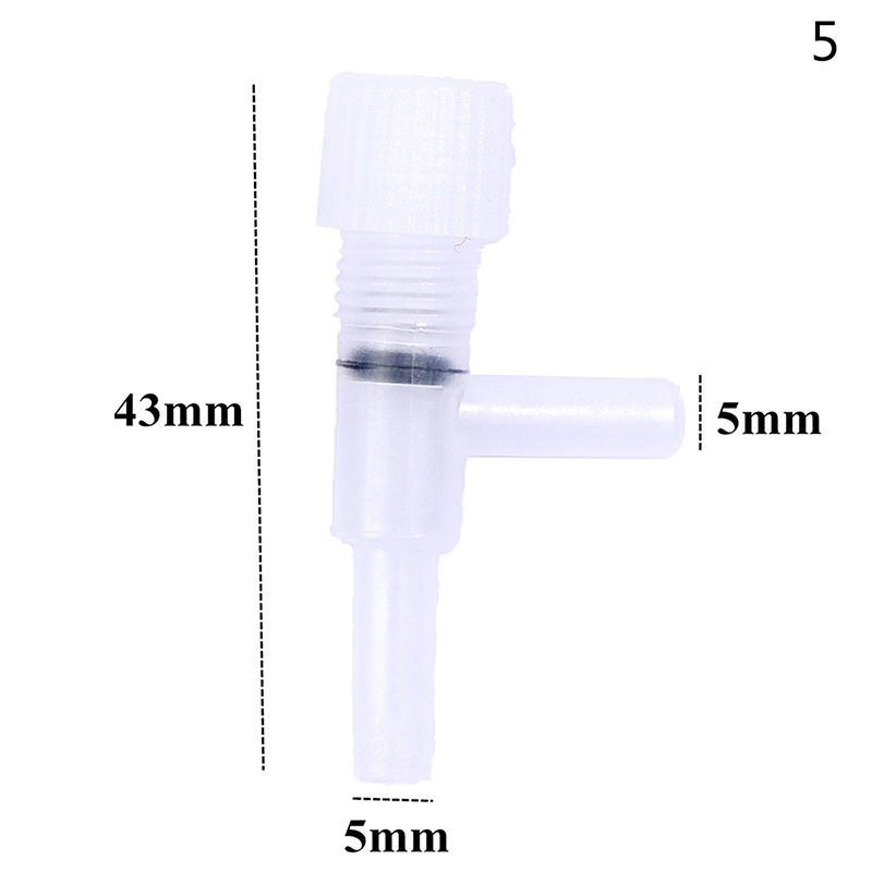 

5 шт. регулятор объема резервуара, кислородный клапан, регулятор воздуха для аквариума, трубка подачи as the picture