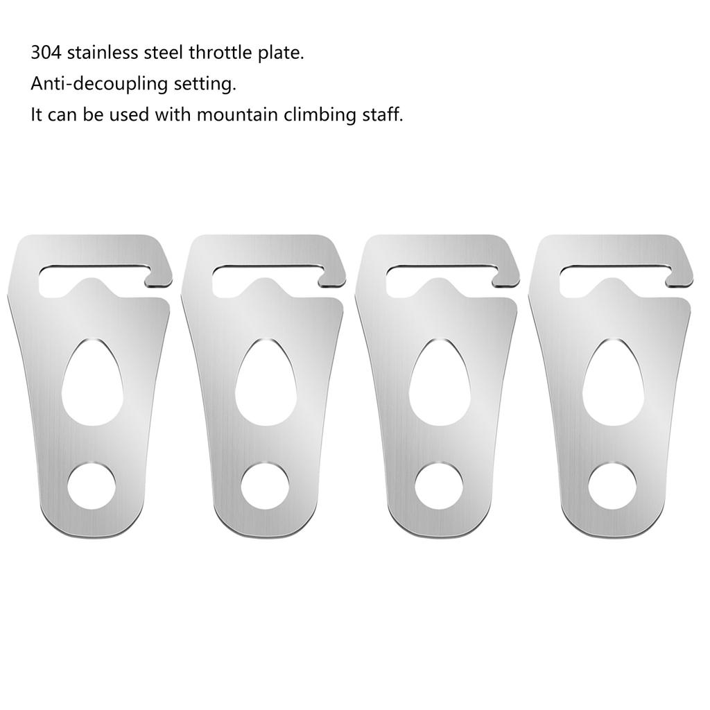 Edelstahl Abspannleine Windseil Kordel Schnalle Einsteller Zelt Windseil Schnalle Schneller Knoten Knoten Schnalle Abspannleinen Einsteller