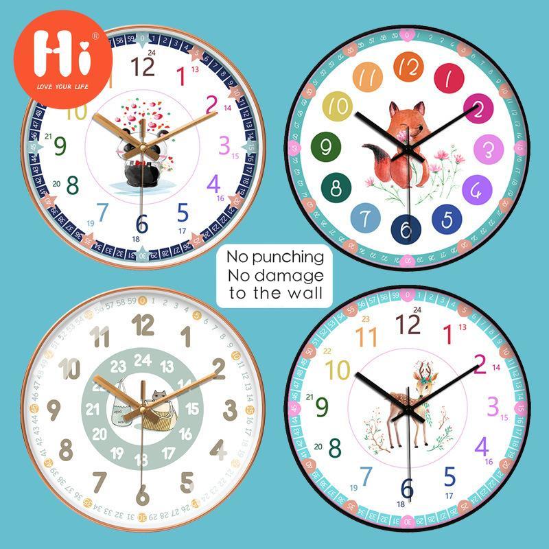 

Привет 14-дюймовые настенные часы пластиковые часы домашний декор гостиная спальня бесшумные настенные часы современный художественный дизайн