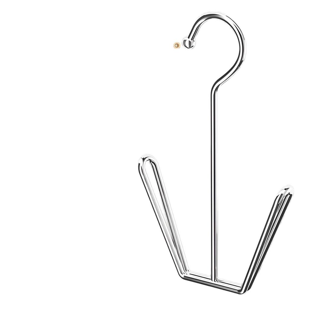 Stainless Steel Shoe Drying Rack with Multi-Functional Hanging Hooks