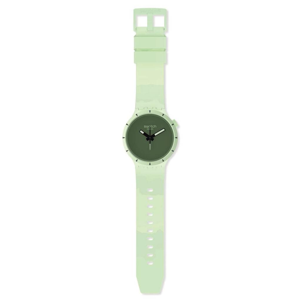 Swatch Big Bold Bioceramic Waldgrüne Uhr, SB03G100,