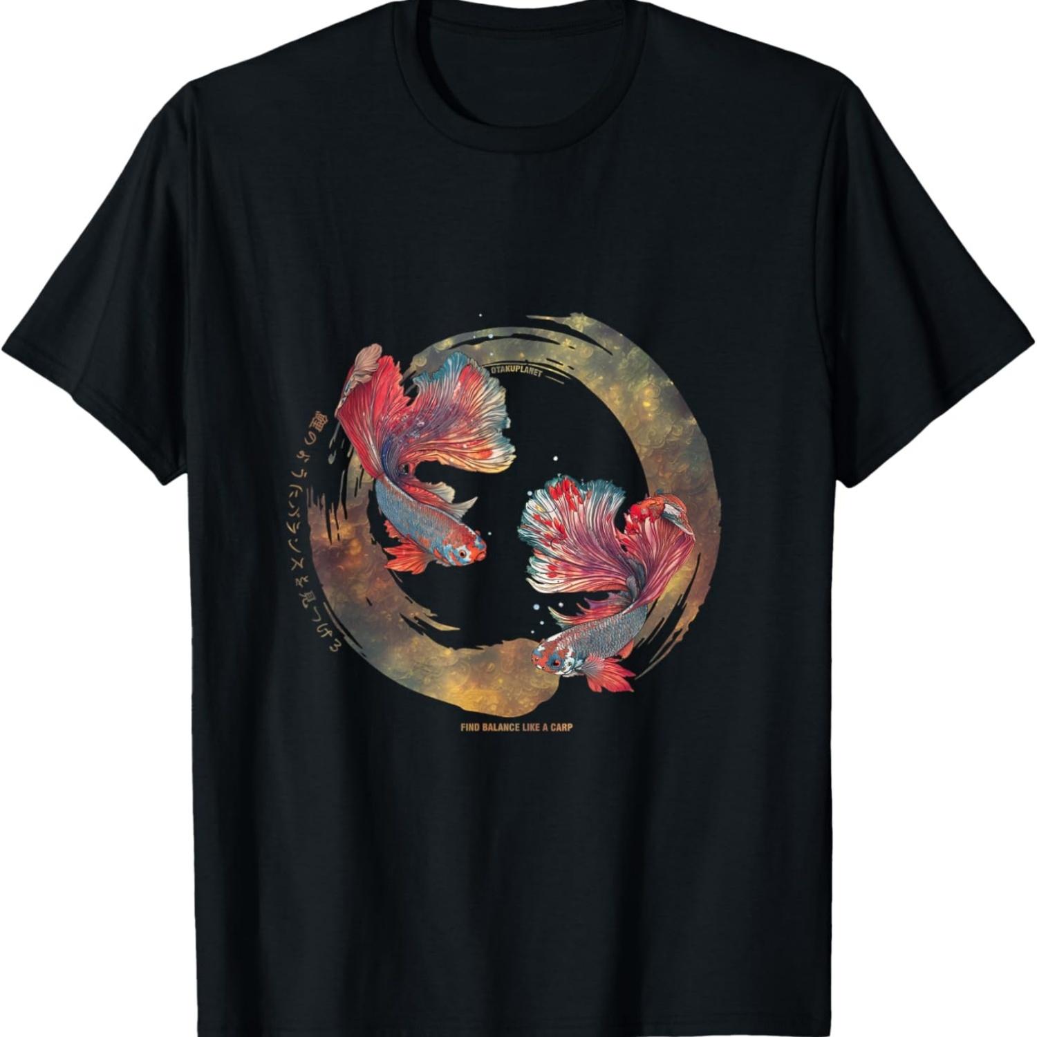koi fish life clothes in japanese fish koi whisperer graphic T-Shirt S
