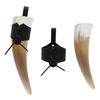 Historical Role Playing Horn Shield Medieval Style PU Leather Cover Ancient Costume Accessory Lightweight Role playing