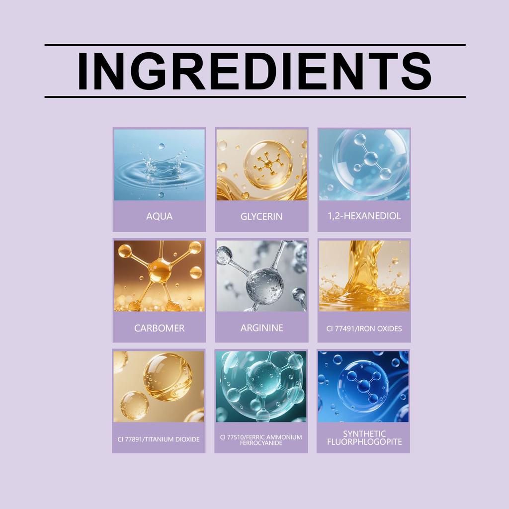 Face and Body Glitter Gel Long Lasting Shine Suitable for Party Use Water Resistant Cosmetic Gel 50g Tube