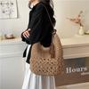 Boho Straw Shoulder Bag Leisure Tassels Tote Bag Trendy Weave Straw Bag  for Ladies/Girls