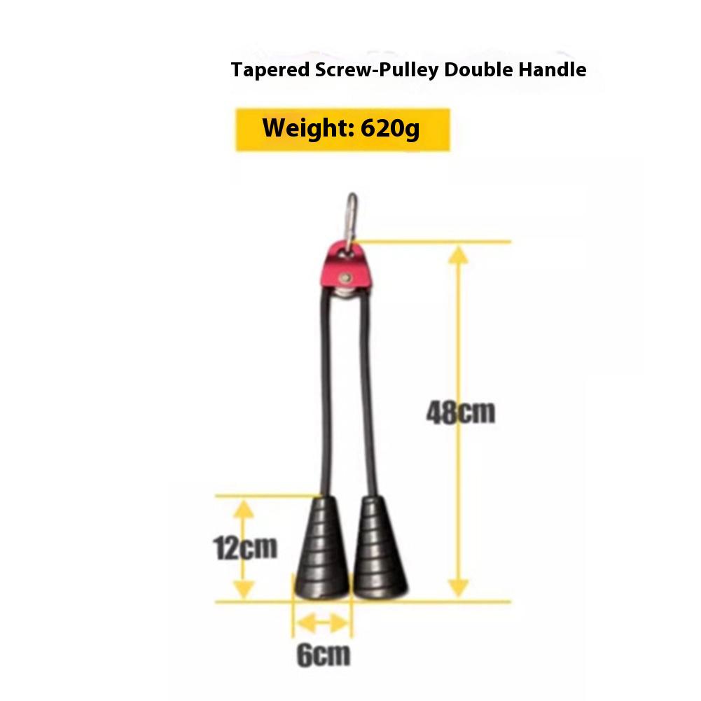 Tricep Rope with Handles LAT Pull Down Bar Ergonomic Triceps Rope Cable Attachment Multi-Function Fitness Handle for Home Gym