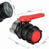 Adaptador de Válvula de Esfera Adaptador de Válvula de Esfera Válvula de Bloqueio para Contentor Tanque IBC de 1000L