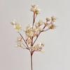 Artificial Peach Blossom Realistic Fake Silk Flower Stem Home Office Wedding Party Faux Flower Table Centerpiece Decoration