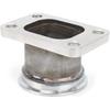 Stainless Steel T3 to 2.5in V Band Turbo Flange Adapter, 4 Bolt Conversion for Car Applications