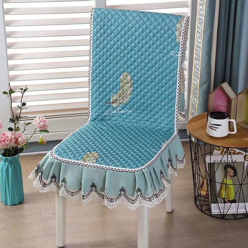 Jacquard Dining Chair Cover Home Seat Covers Slipcovers Hotel Banquet Dining Chair Case Home Decoration Dust Protective Cover