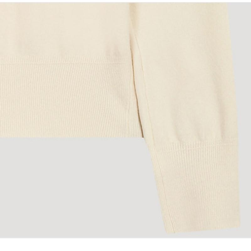 [shs Miss] Button Up Round Neck Cardigan Sskcdo12510 Cr