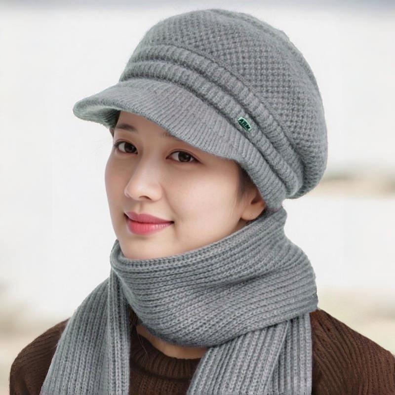Fleece-Lined Wool Beret for Women: Warm, Thick, and Stylish for Autumn and Winter