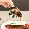Sauce Dripless Lip Salt Spice Gravy Boat Hotel Kitchen Restaurant Steak Sauce Lip Stainless Steel Sauce Boat Sauce Storage Box